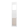 Dog Door for Sliding Glass Door, 75 7/8"-80 11/16" Adjustable Height Doggy Door for Sliding Doors