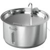 372 oz/11L Cat Water Fountain with Stainless Steel, 4-Stage Filtration, Quiet Pump, Visual Level Window, Low Water Alert