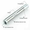 3 in1 1mw USB Rechargeable Pet Toy Pen Flashlight Red laser Beam UV Light 3-Modes Lamp