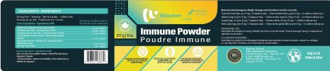 Welsdom Pets Body Defense Immune Powder | Immune System Support for Cats & Dogs | Antioxidant-Rich & Adaptogenic Formula | Bacon-Flavored for Easy Adm
