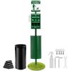Dog Waste Station with Hand Wash Bottle, Commercial Dog Poop Station, 11.5 Gallons Pet Waste Bin with 50 Can Liners, Bag Dispenser & 600 Waste Bags