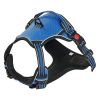 Dog Harness for Large Dogs, No Pull Adjustable Dog Vest Pet Harness, with 5ft Leash, Handle, Metal Rings, Buckles