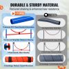 Dog Agility Training Equipment, 5 PCS Set Upgrade with Adjustable High Hurdles,6 Weave Poles,Extended Tunnel,Jump Ring,Pause Box,Whistle,Foldable Bowl