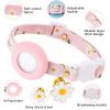 For AirTag Tracker Silicone Cover Small Daisy Pet Collar Dog Collar