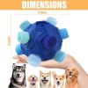 Dog Snuffle Ball-Interactive Puzzle Dog Toys Encourage Natural Foraging Skills Slow Feeder for Training and Stress Relief