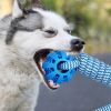 Pet Cotton Rope Hand Pull Leakage Food Ball Teeth Cleaning Toys