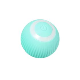 Pet Toy  Automatic Rotating Ball Cat Teasing Ball (Color: Green, type: Pet Supplies)