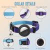 For AirTag Tracker Silicone Case Rainbow Gradient Pet Collar