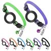 Pet Anti Lost Address Pendant Collar With Bell For Airtag